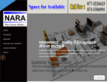 Tablet Screenshot of nara.lk